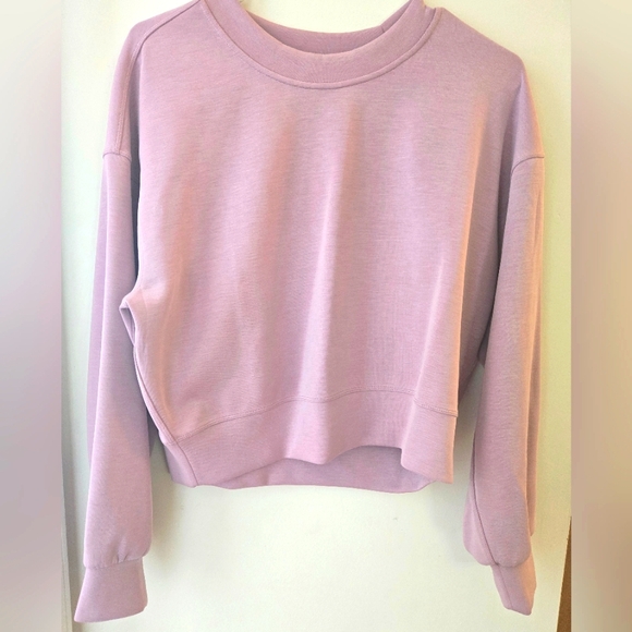 Lululemon Softstreme Perfectly Oversized Cropped Crew - Picture 3 of 5